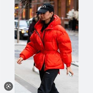 Ienki Ienki red puffer jacket